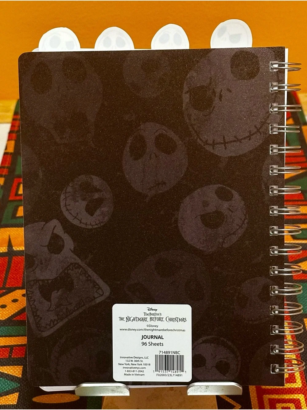 Disney The Nightmare Before Christmas Journal - Black